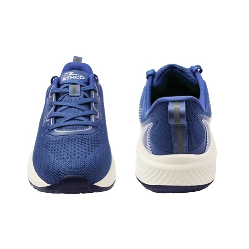 ATHCO Mens Rodeo Memory Foam Comfort Shoes|Running|Walking|Training|Gym|Jogging|Sneaker|Athletic|Laceup|Flexible|Lightweight|Dailyuse|Sports|Casual|ExtraSoft|Fitness - Twinle