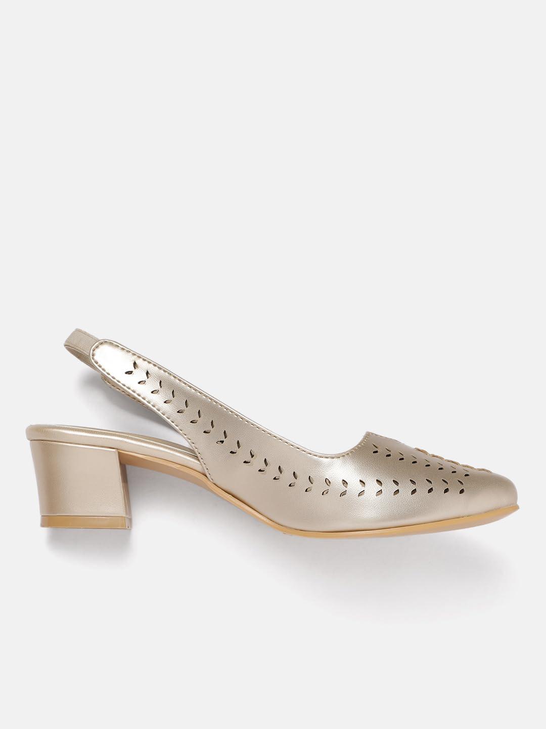 Marc Loire Women Pointed Toe Block Heel Sandal for Office Wear