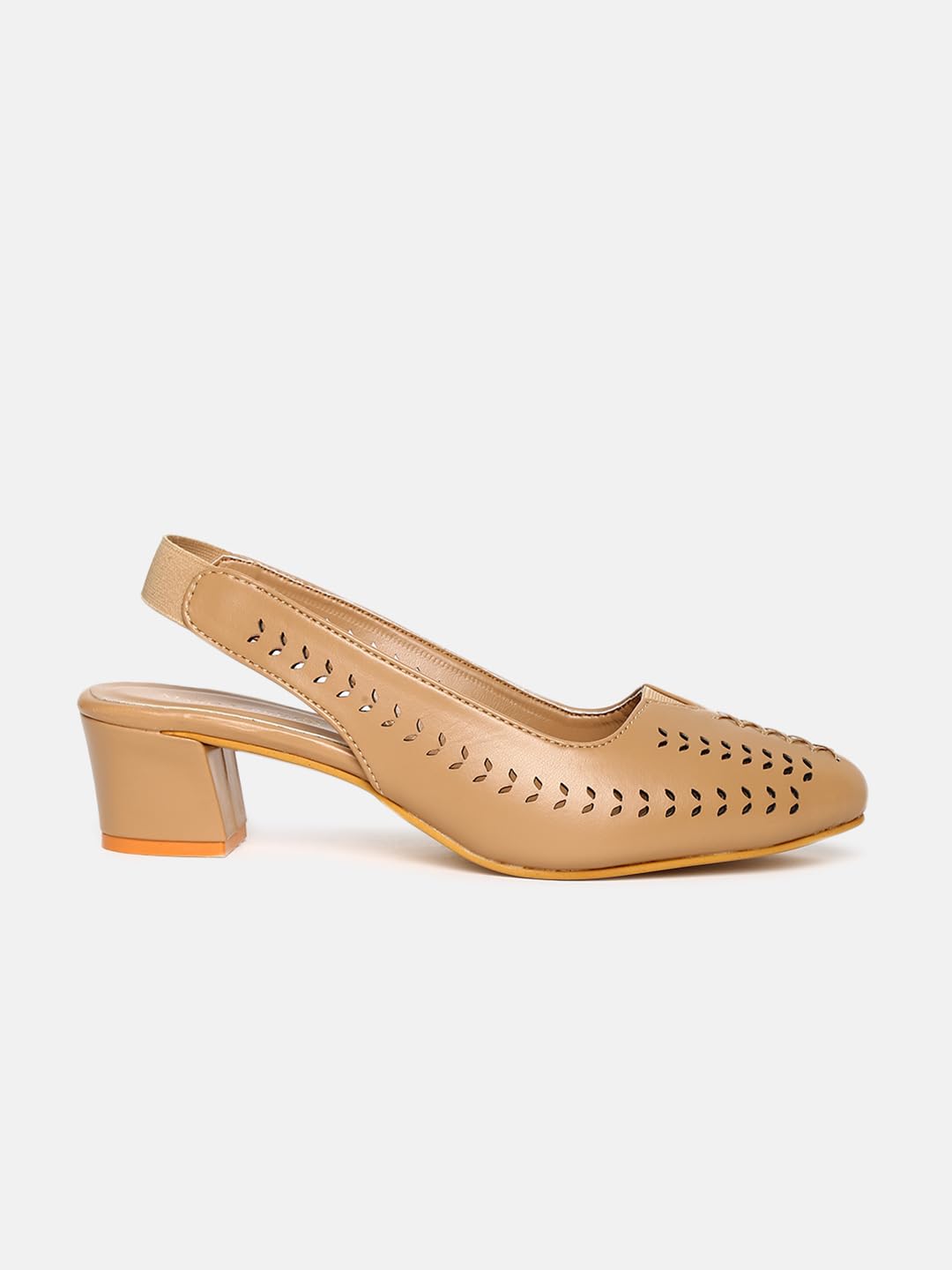 Marc Loire Women Pointed Toe Block Heel Sandal for Office Wear