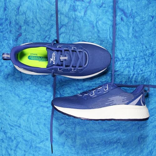 ATHCO Mens Rodeo Memory Foam Comfort Shoes|Running|Walking|Training|Gym|Jogging|Sneaker|Athletic|Laceup|Flexible|Lightweight|Dailyuse|Sports|Casual|ExtraSoft|Fitness - Twinle