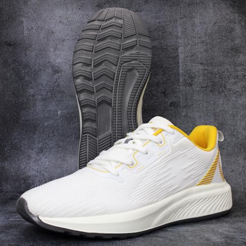 ATHCO Mens Rodeo Memory Foam Comfort Shoes|Running|Walking|Training|Gym|Jogging|Sneaker|Athletic|Laceup|Flexible|Lightweight|Dailyuse|Sports|Casual|ExtraSoft|Fitness - Twinle