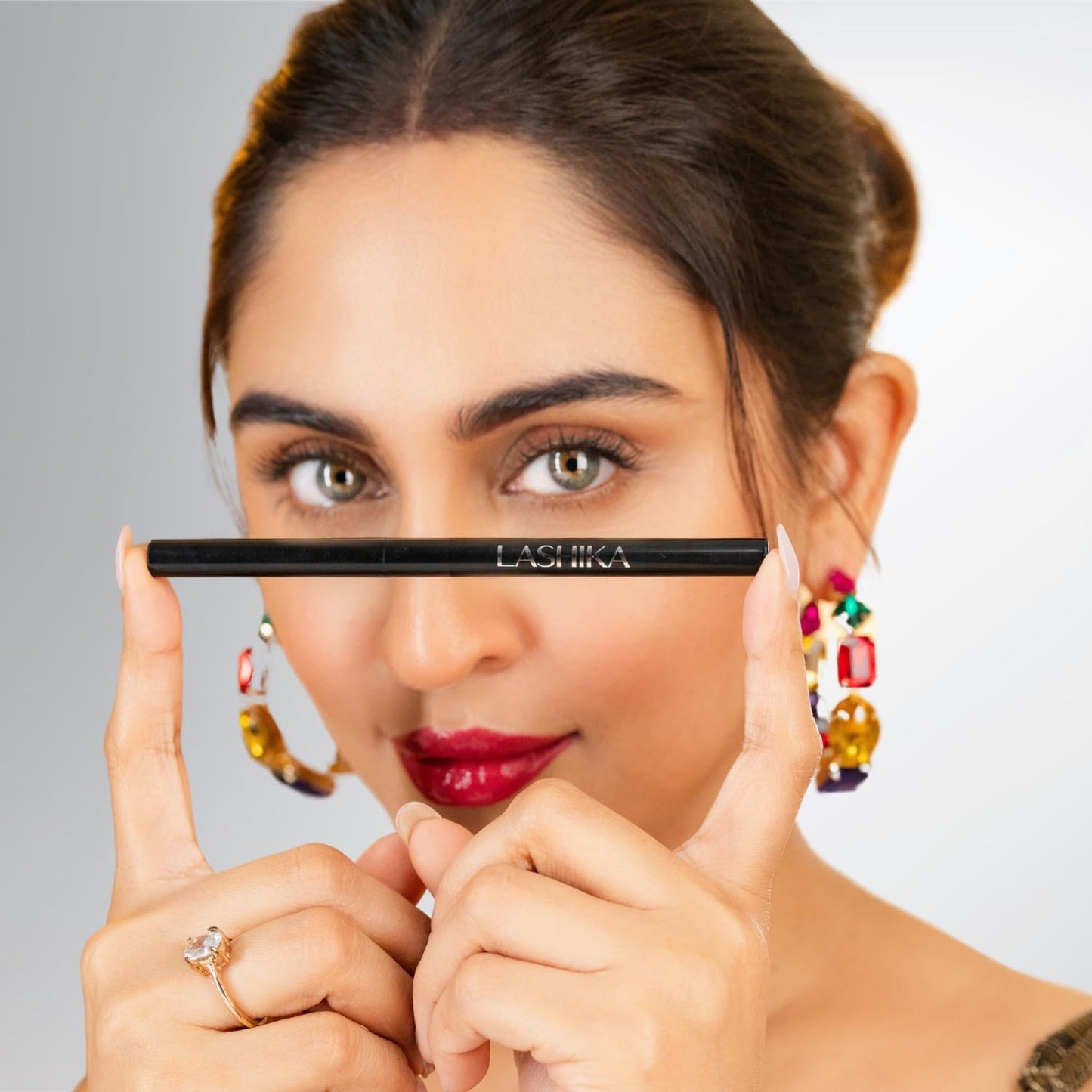 Lashika Vegan Black Magik Kajal | Long Lasting Upto 24 Hours | Sweat, Smudge & WaterProof | No Parabens with Dark Application | 0.27g - Jet Black (Pack of 2)