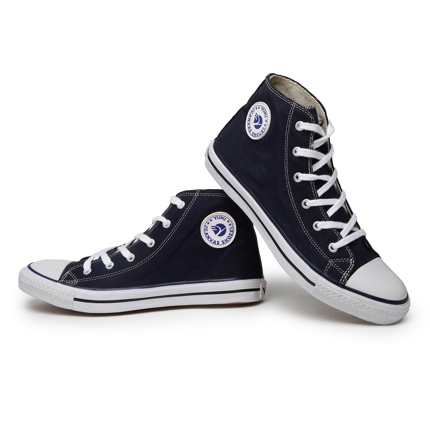 YUKI Unisex Canvas Comfortable & Lightweight Sneaker for Men's and Women's | High Top Canvas Sneakers - Twinle