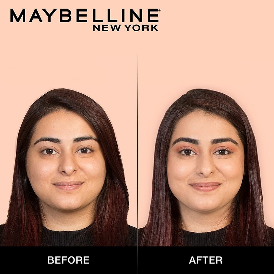 Maybelline New York Liquid Foundation, Matte & Poreless, Full Coverage Blendable Normal to Oily Skin, Fit Me, 115 Ivory, 18ml