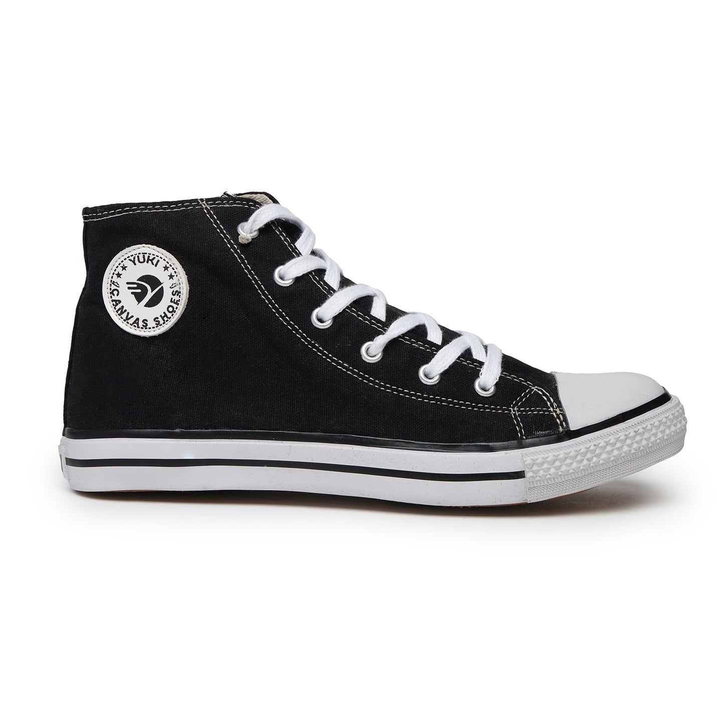 YUKI Unisex Canvas Comfortable & Lightweight Sneaker for Men's and Women's | High Top Canvas Sneakers - Twinle