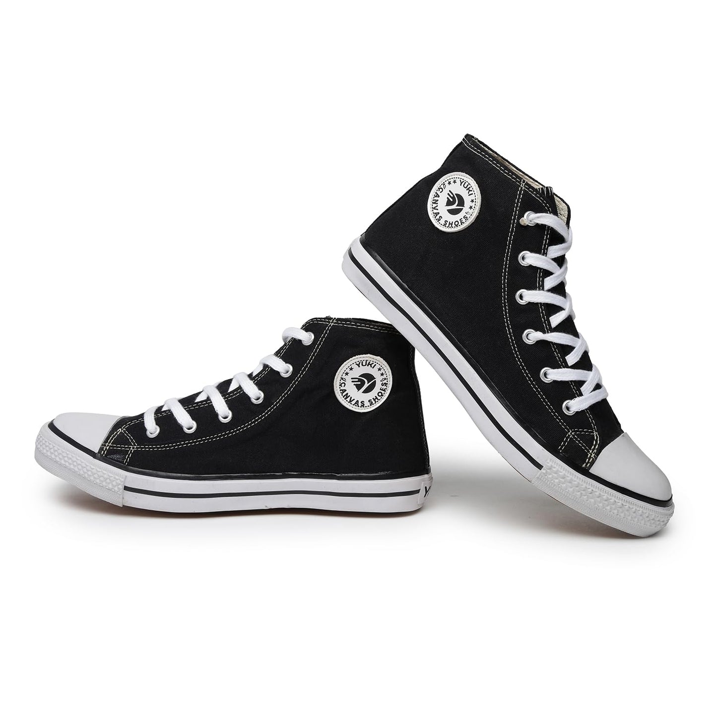 YUKI Unisex Canvas Comfortable & Lightweight Sneaker for Men's and Women's | High Top Canvas Sneakers - Twinle