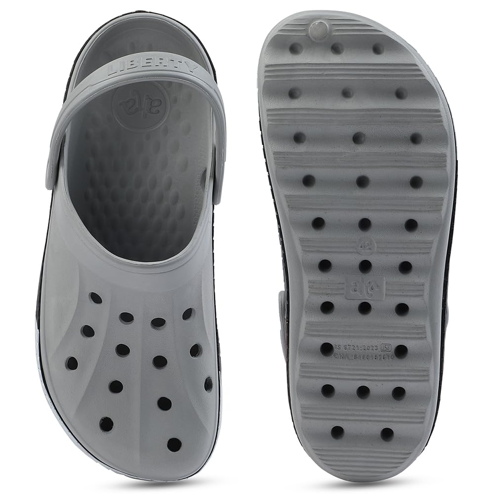 Liberty A-HA LITEWALKXT Casual Slingback Clogs for Men with EVA Sole | Comfortable and Lightweight | Durable and Cushioned Footbed | Stylish Home Footwear