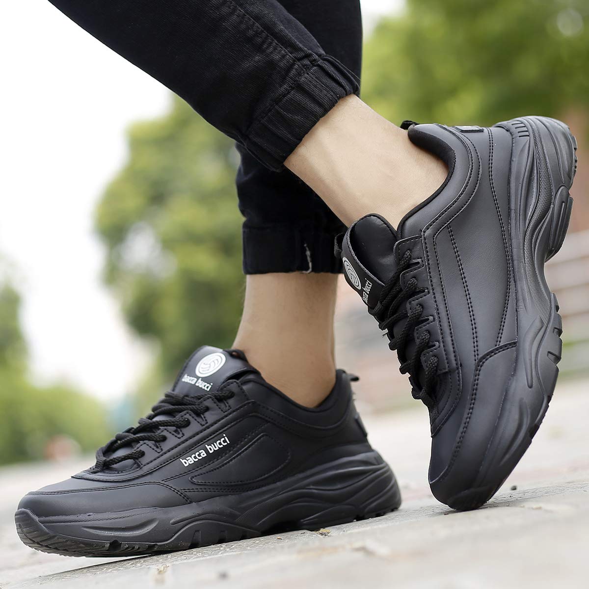 Bacca Bucci Men Lace Up Sneaker Shoes - Twinle