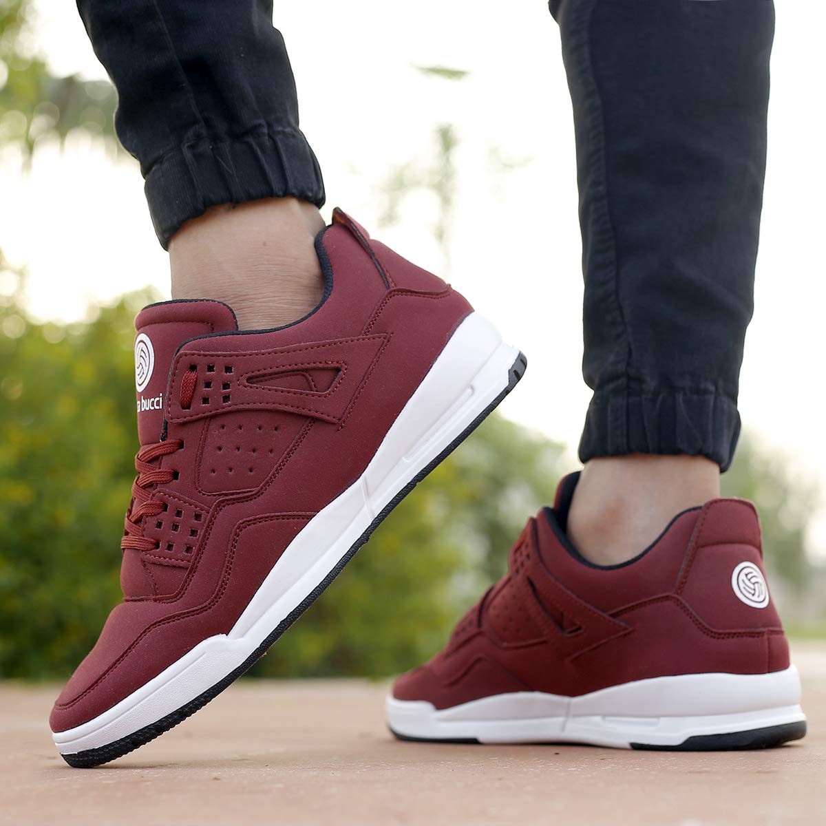 Bacca Bucci Men Suede Lace Up Sneaker Shoes - Twinle