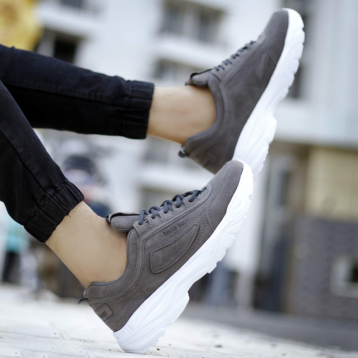 Bacca Bucci Men Lace Up Sneaker Shoes - Twinle