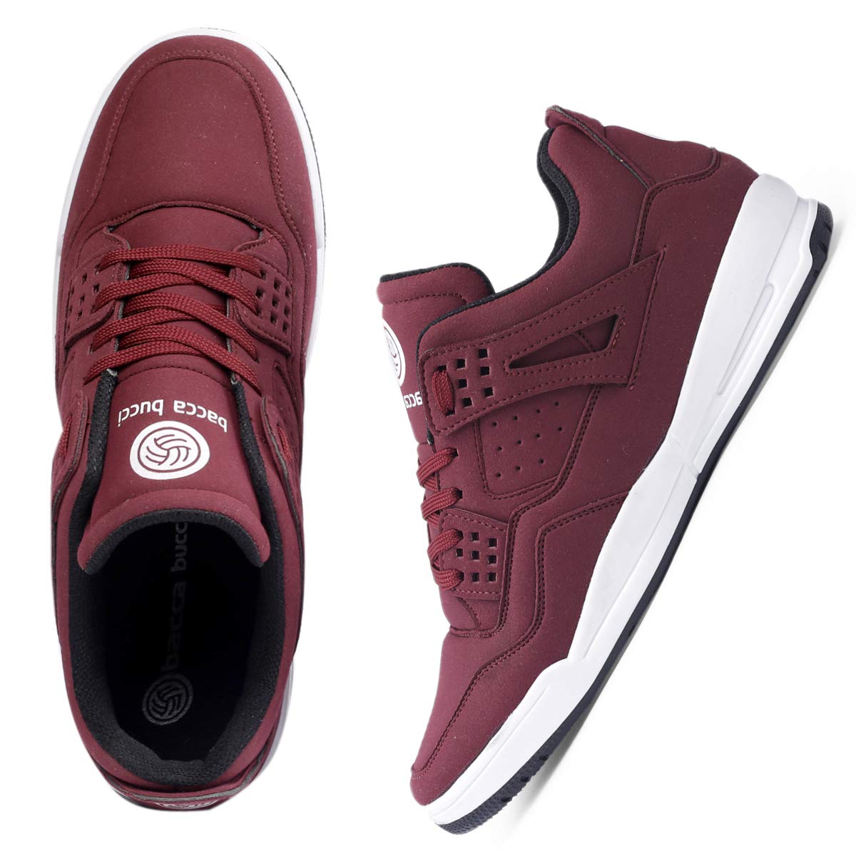 Bacca Bucci Men Suede Lace Up Sneaker Shoes - Twinle