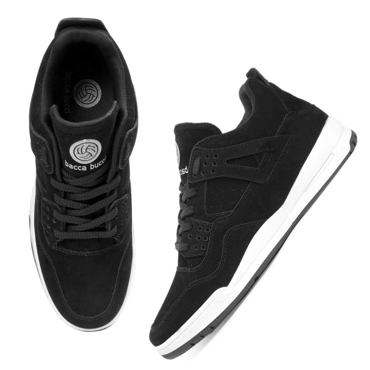 Bacca Bucci Men Suede Lace Up Sneaker Shoes - Twinle