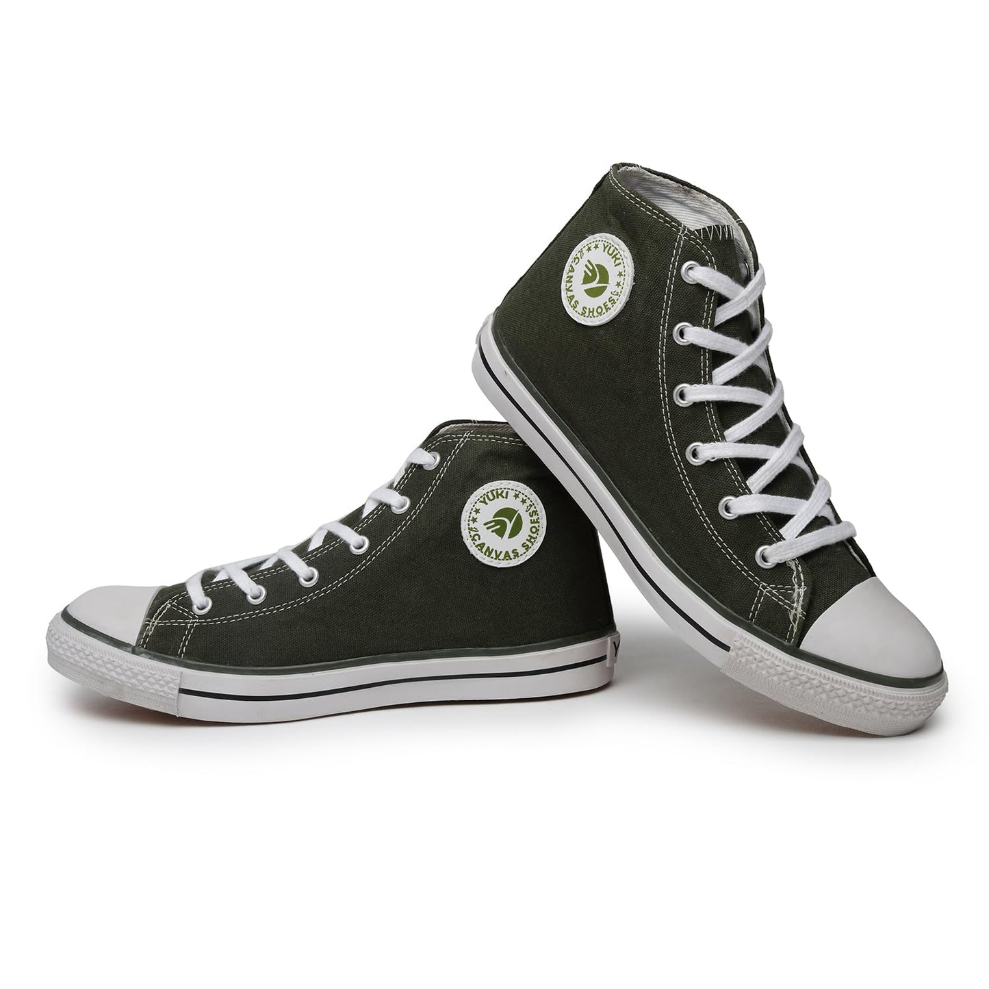 YUKI Unisex Canvas Comfortable & Lightweight Sneaker for Men's and Women's | High Top Canvas Sneakers - Twinle