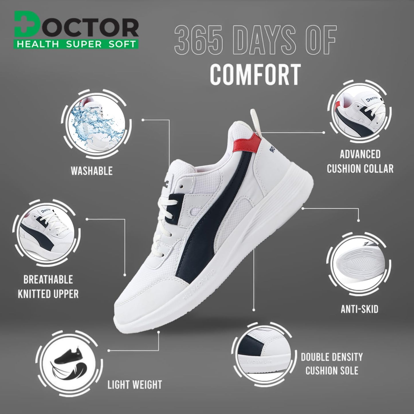 Soft Comfortable and Stylish Sports Shoes for Men | Ultrasoft Outsole Casuals & Flexible Athletics|Lightweight|Gym|Training,Walking | Washable Mens Running Shoe with Memory Foam Insole - Twinle