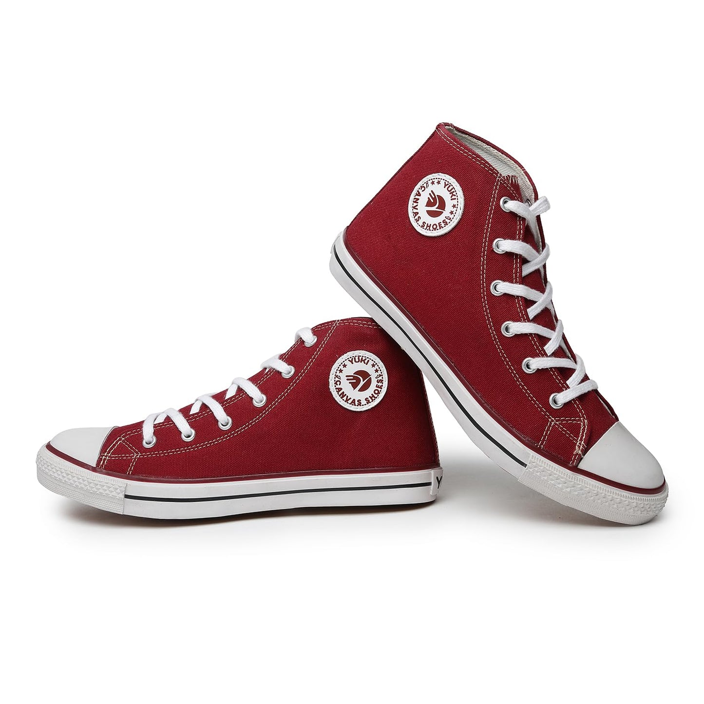 YUKI Unisex Canvas Comfortable & Lightweight Sneaker for Men's and Women's | High Top Canvas Sneakers - Twinle