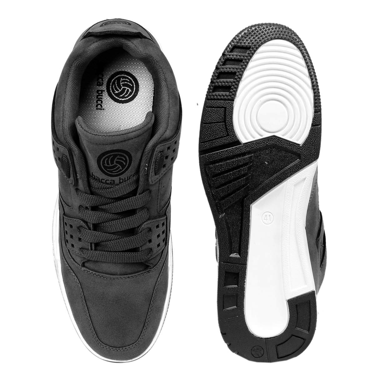 Bacca Bucci Men Suede Lace Up Sneaker Shoes - Twinle