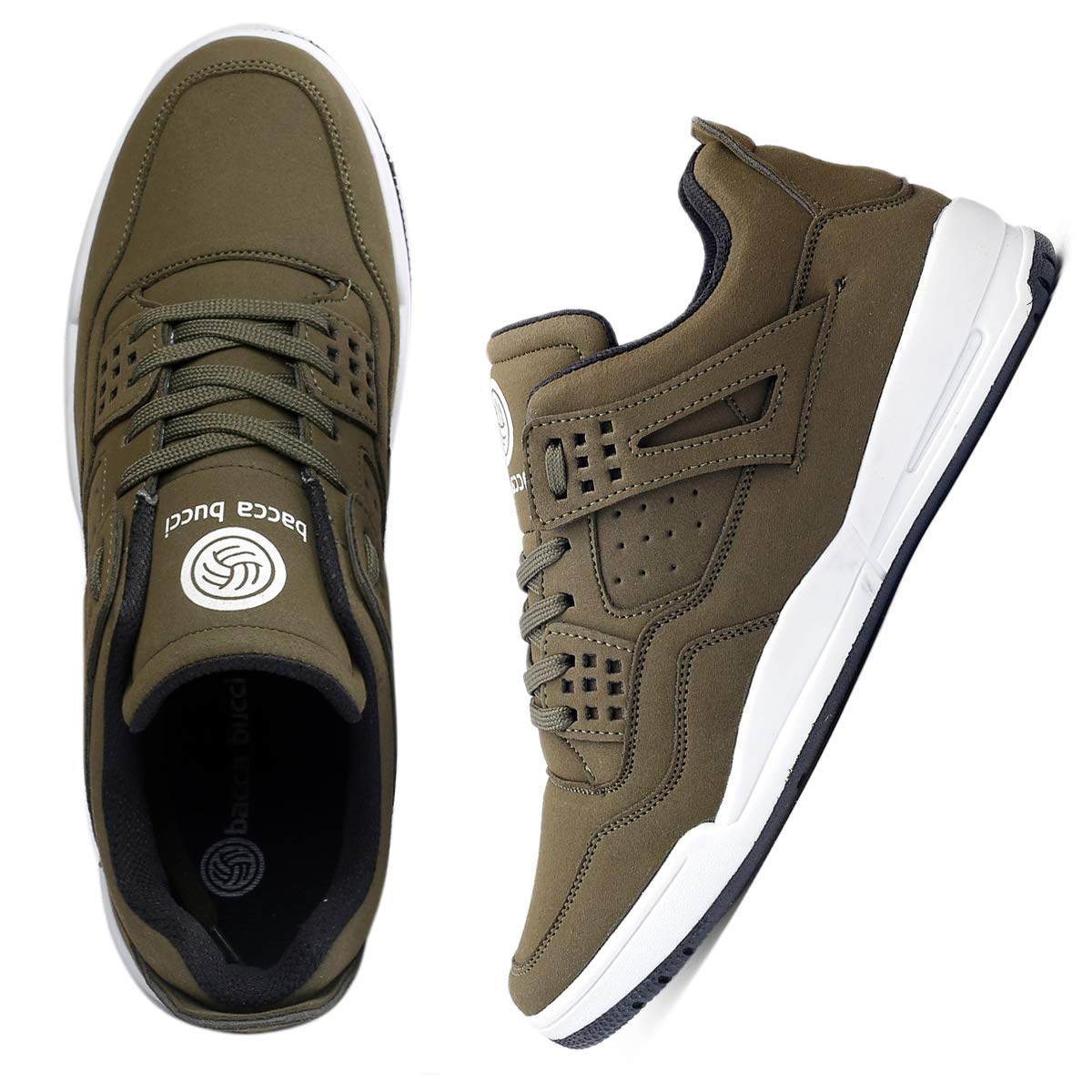 Bacca Bucci Men Suede Lace Up Sneaker Shoes - Twinle