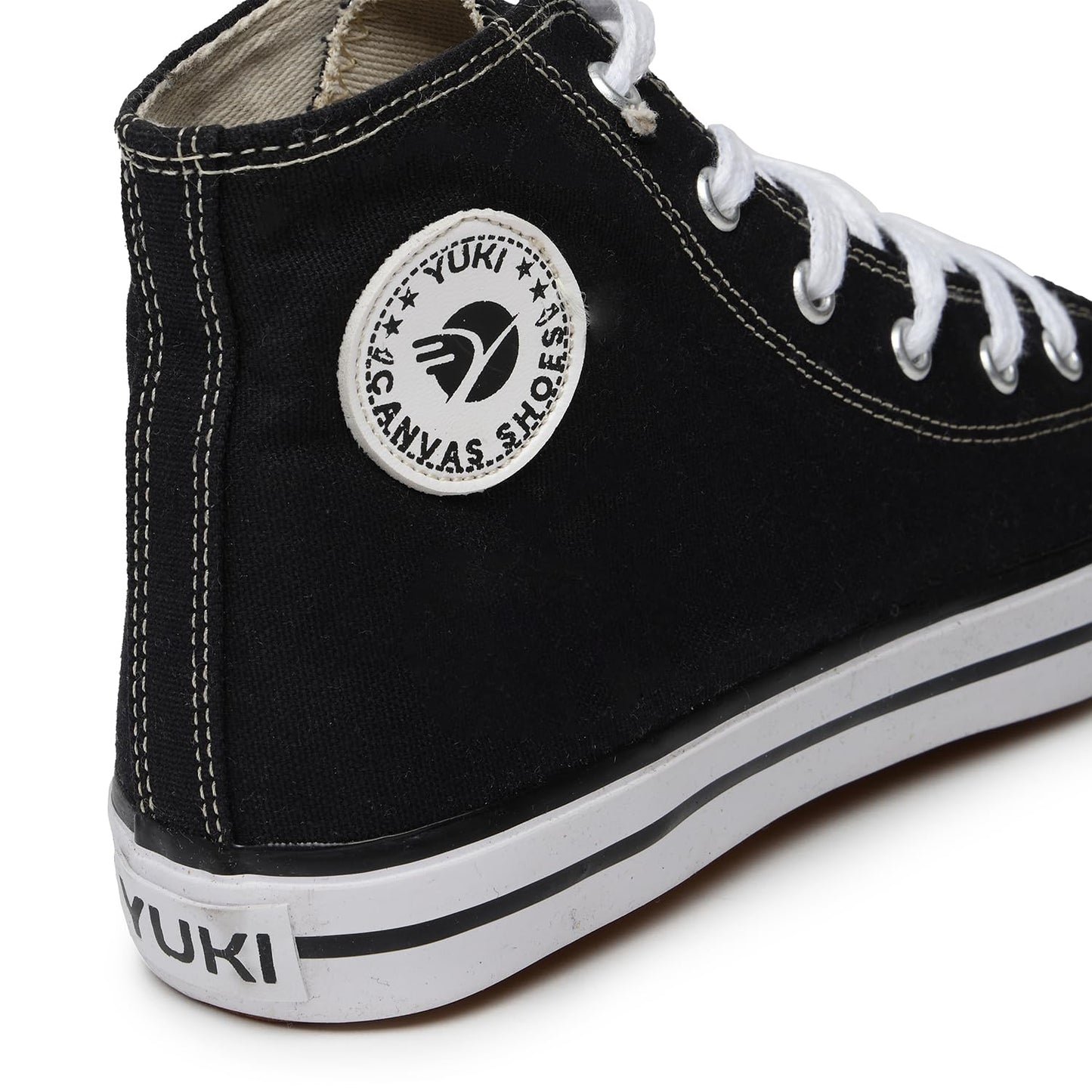 YUKI Unisex Canvas Comfortable & Lightweight Sneaker for Men's and Women's | High Top Canvas Sneakers - Twinle