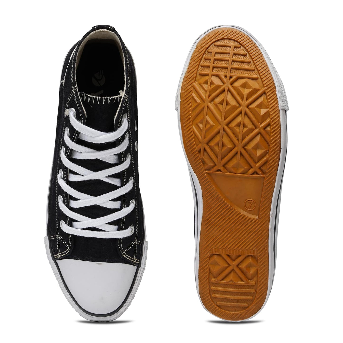 YUKI Unisex Canvas Comfortable & Lightweight Sneaker for Men's and Women's | High Top Canvas Sneakers - Twinle