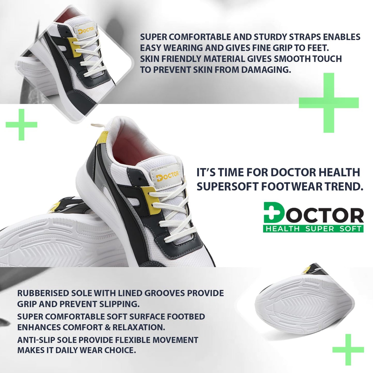 Soft Comfortable and Stylish Sports Shoes for Men | Ultrasoft Outsole Casuals & Flexible Athletics|Lightweight|Gym|Training,Walking | Washable Mens Running Shoe with Memory Foam Insole - Twinle