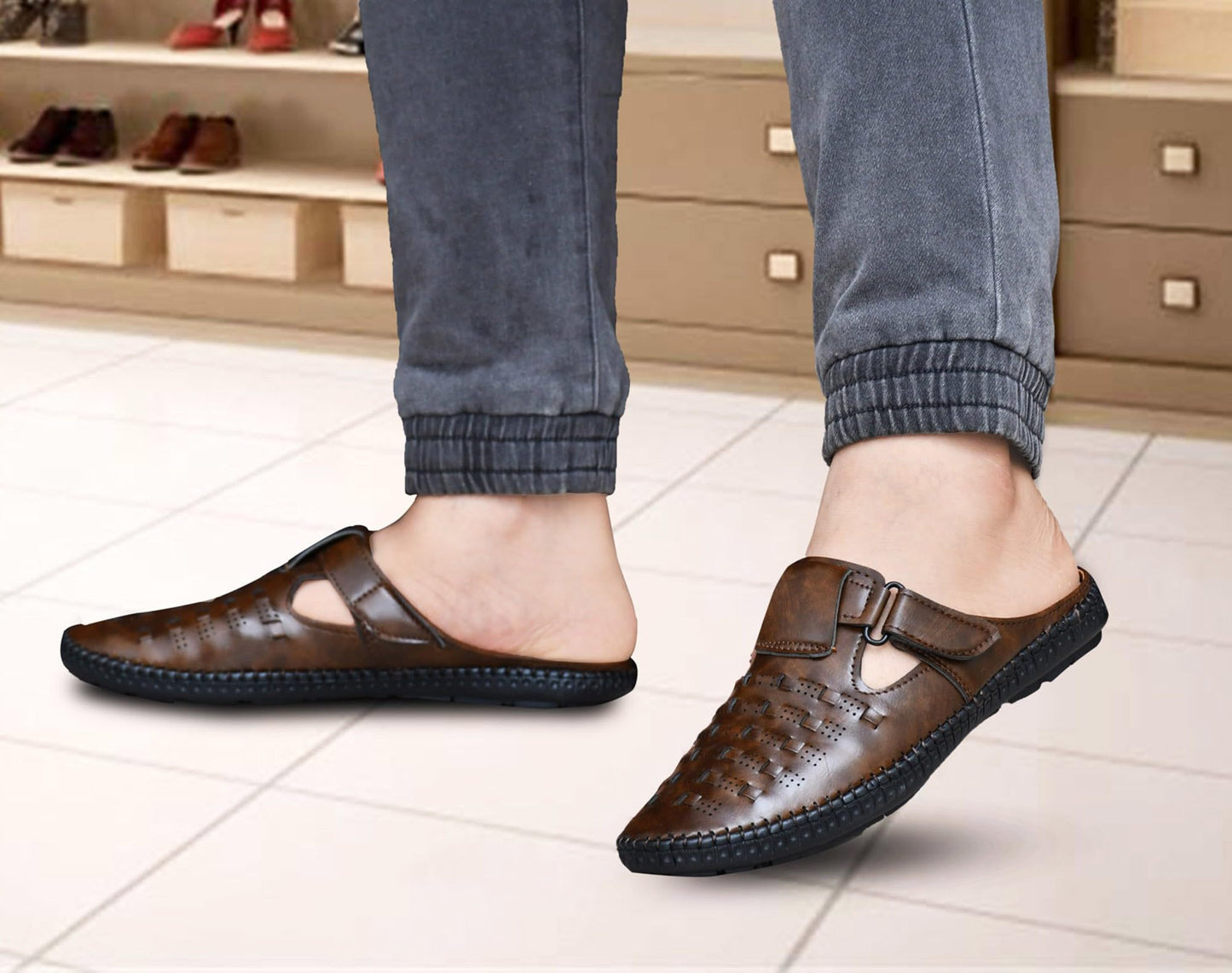 WUGATTI Men's Synthetic Outdoor & Trendy Fashion Sandals