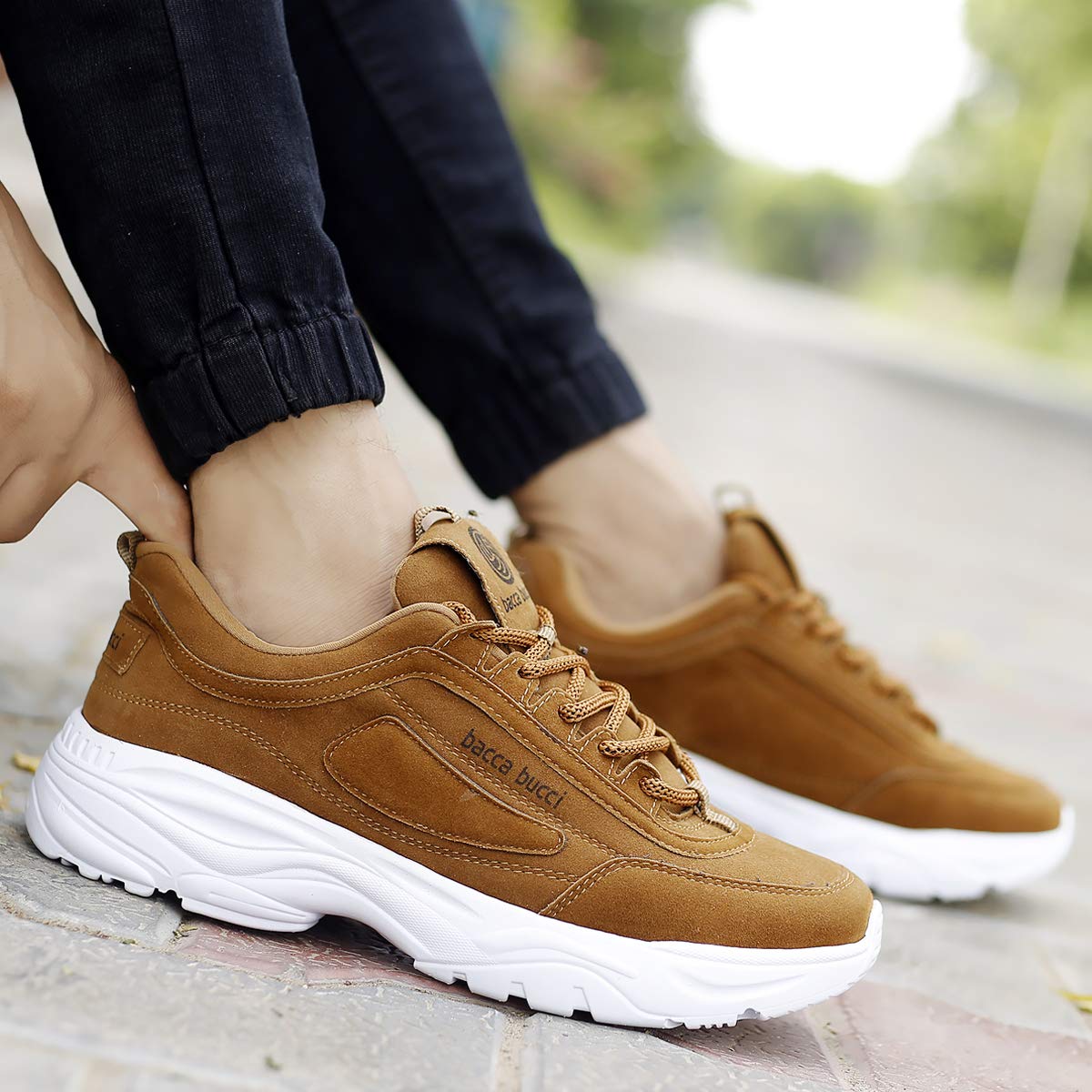 Bacca Bucci Men Lace Up Sneaker Shoes - Twinle