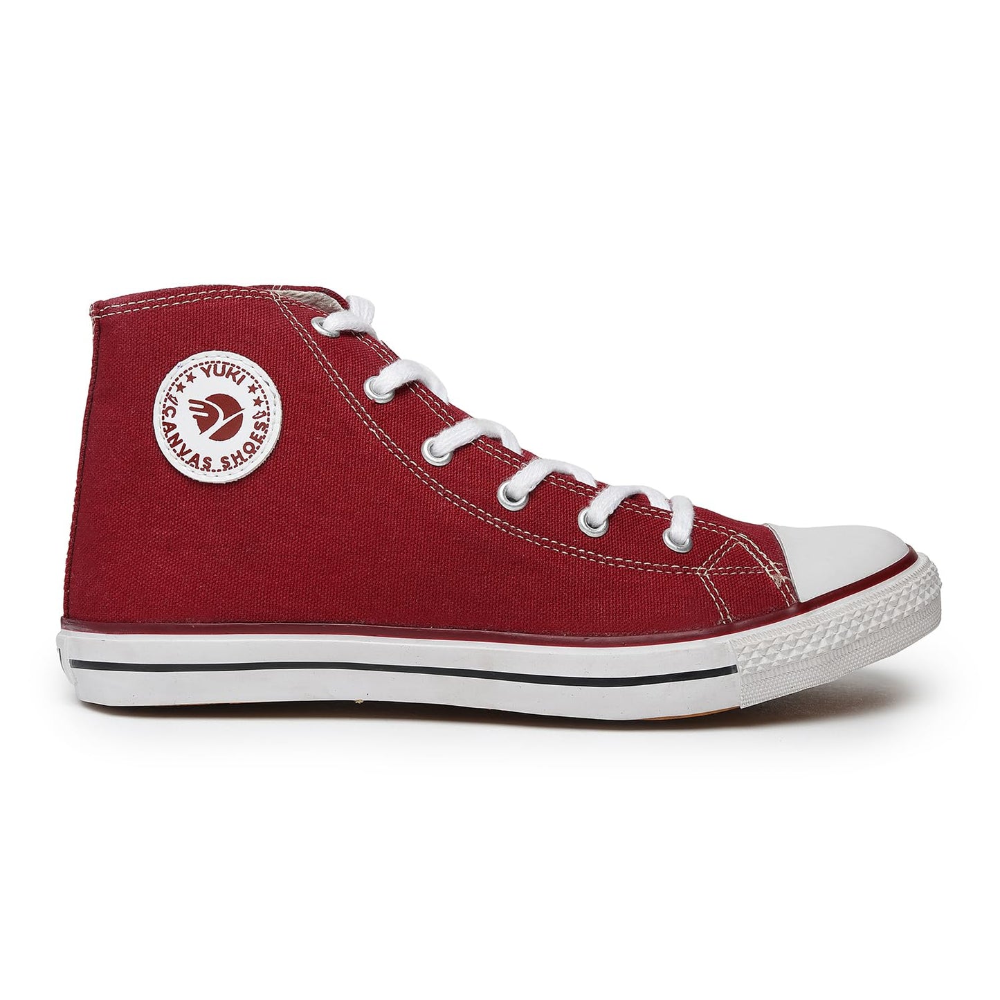 YUKI Unisex Canvas Comfortable & Lightweight Sneaker for Men's and Women's | High Top Canvas Sneakers - Twinle