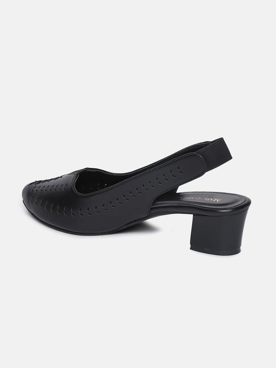Marc Loire Women Pointed Toe Block Heel Sandal for Office Wear