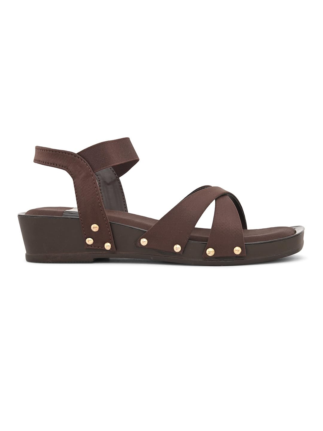 XE Looks Soft & Comfortable Platform Heel Sandal with Ankle Strep for women & Girls