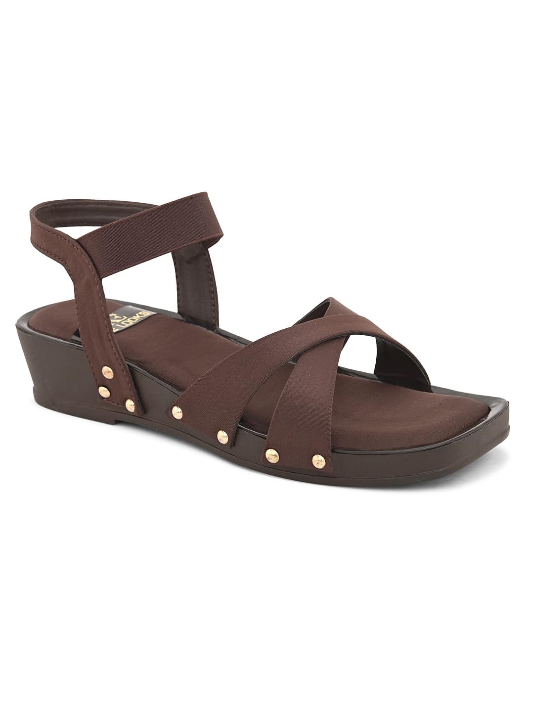 XE Looks Soft & Comfortable Platform Heel Sandal with Ankle Strep for women & Girls