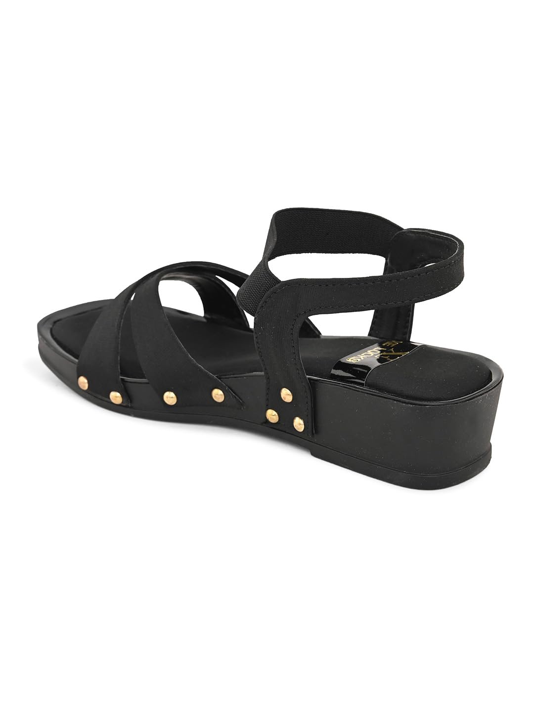XE Looks Soft & Comfortable Platform Heel Sandal with Ankle Strep for women & Girls