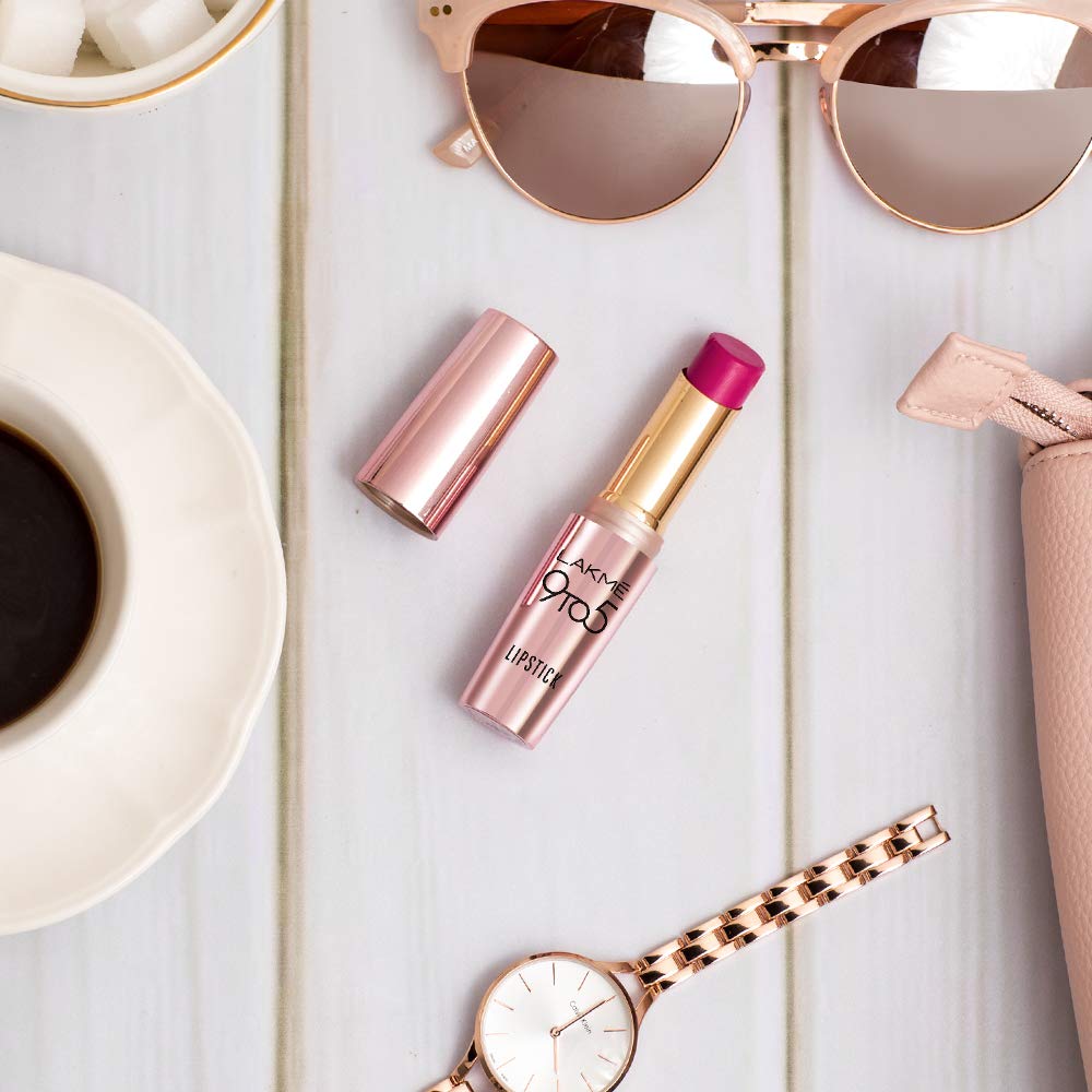 LAKMÉ 9To5 Primer + Matte Lip Color Mp7 Blushing Nude, 3.6 G