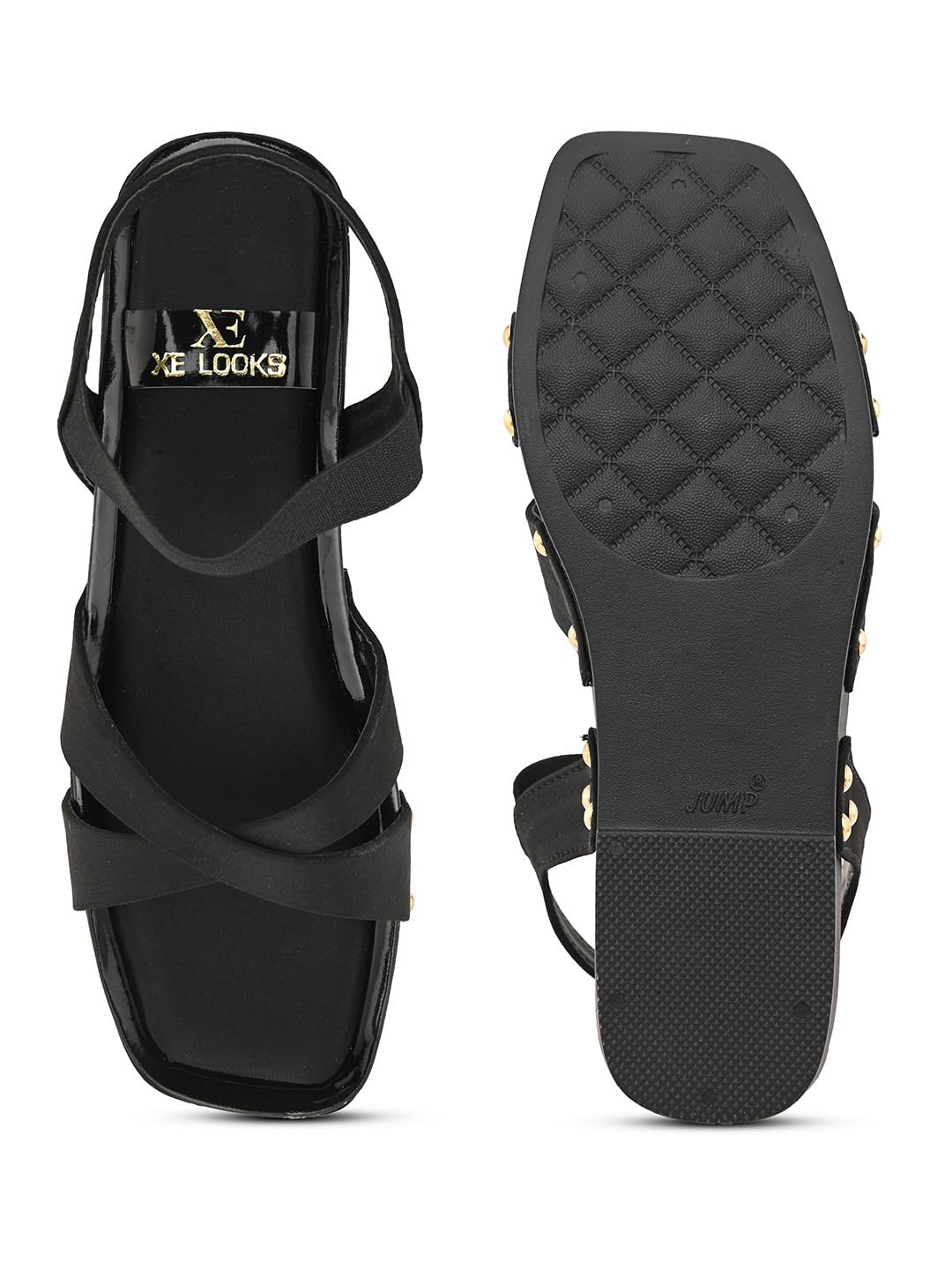 XE Looks Soft & Comfortable Platform Heel Sandal with Ankle Strep for women & Girls