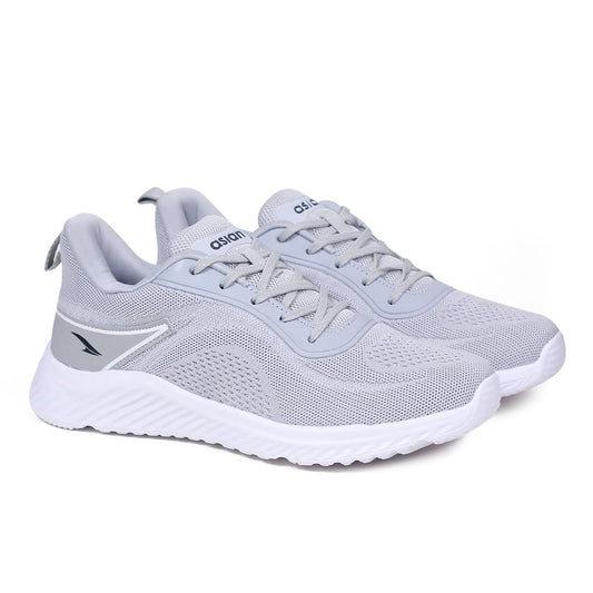 ASIAN Men Mesh Lace Up Running Shoes - Twinle
