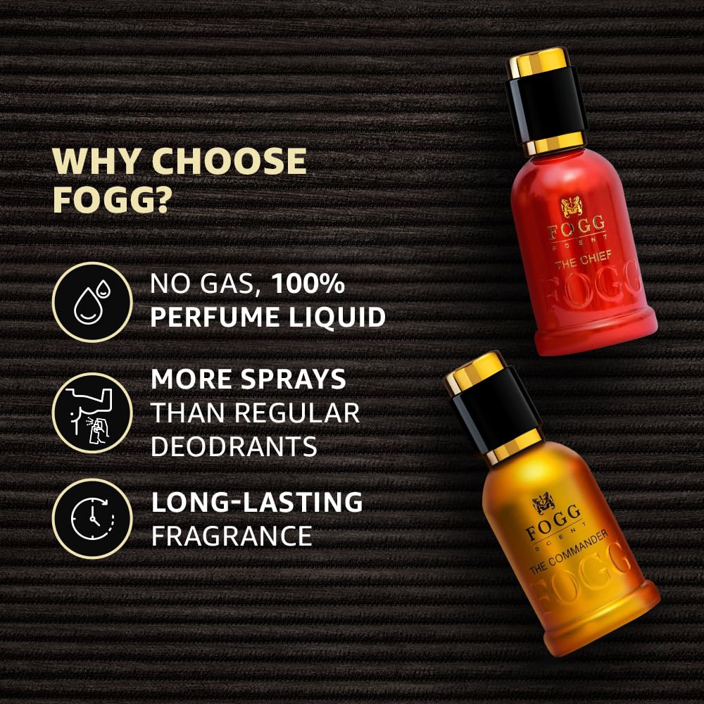 Fogg Scent Chief And Commander (Combo Of 2)