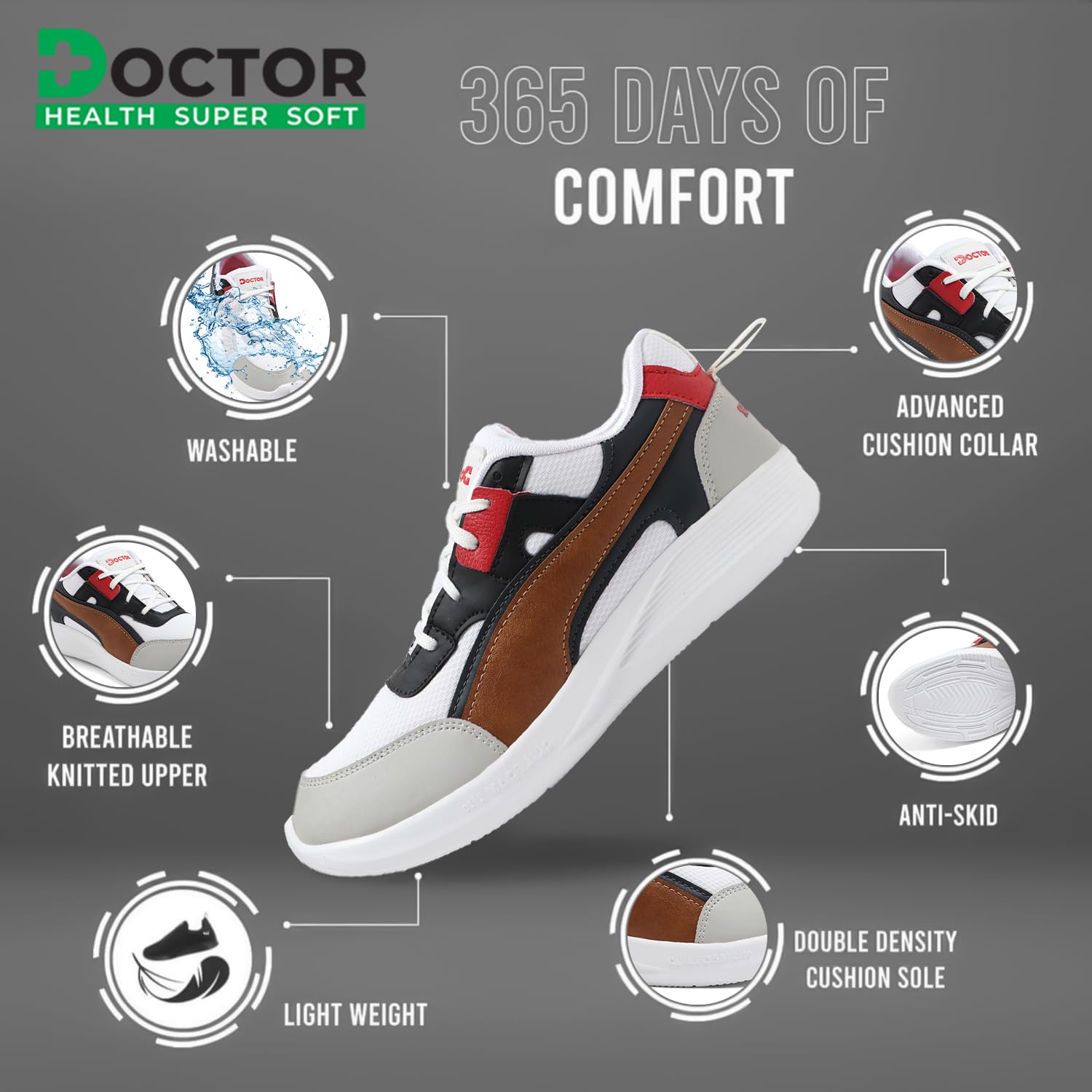 Soft Comfortable and Stylish Sports Shoes for Men | Ultrasoft Outsole Casuals & Flexible Athletics|Lightweight|Gym|Training,Walking | Washable Mens Running Shoe with Memory Foam Insole - Twinle
