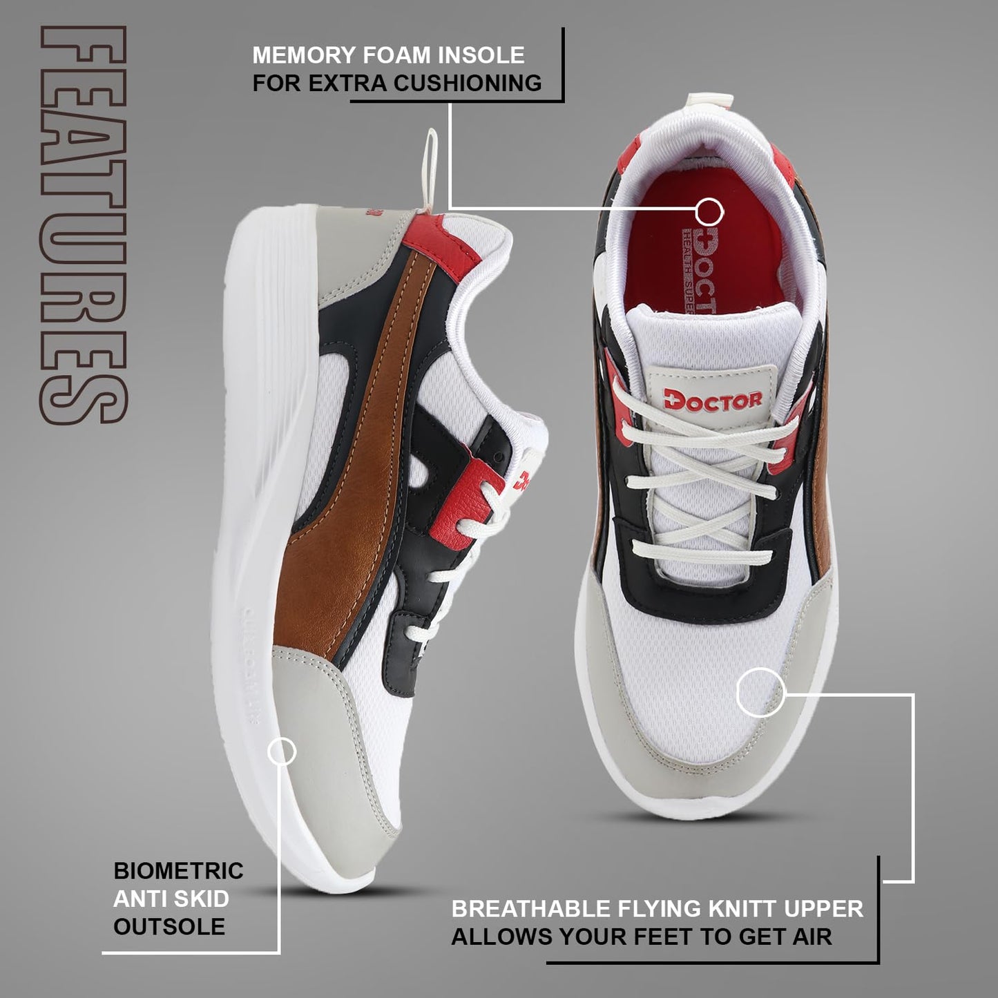 Soft Comfortable and Stylish Sports Shoes for Men | Ultrasoft Outsole Casuals & Flexible Athletics|Lightweight|Gym|Training,Walking | Washable Mens Running Shoe with Memory Foam Insole - Twinle